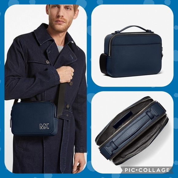 MICHAEL KORS Cooper Pebbled Leather Crossbody Bag - Picture 2 of 6